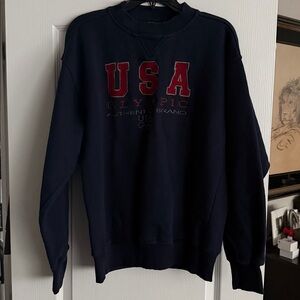 Blue Men's USA Sweatshirt